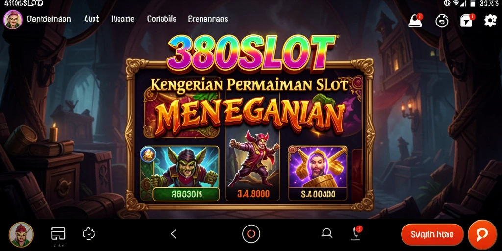 Tampilan gameplay 380SLOT yang mendebarkan dan menyeramkan.