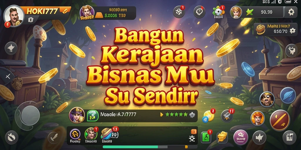 Tangkapan layar gameplay HOKI777 yang menampilkan elemen Tycoon yang mendebarkan.