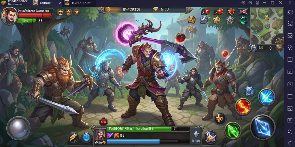 Tampilan gameplay IDRHOKI138 yang penuh aksi dan petualangan.