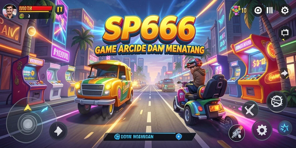 Tampilan seru dari gameplay SP666 yang penuh tantangan.