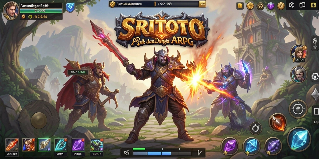 Tangkapan layar dari gameplay epik dalam SRITOTO yang penuh aksi.
