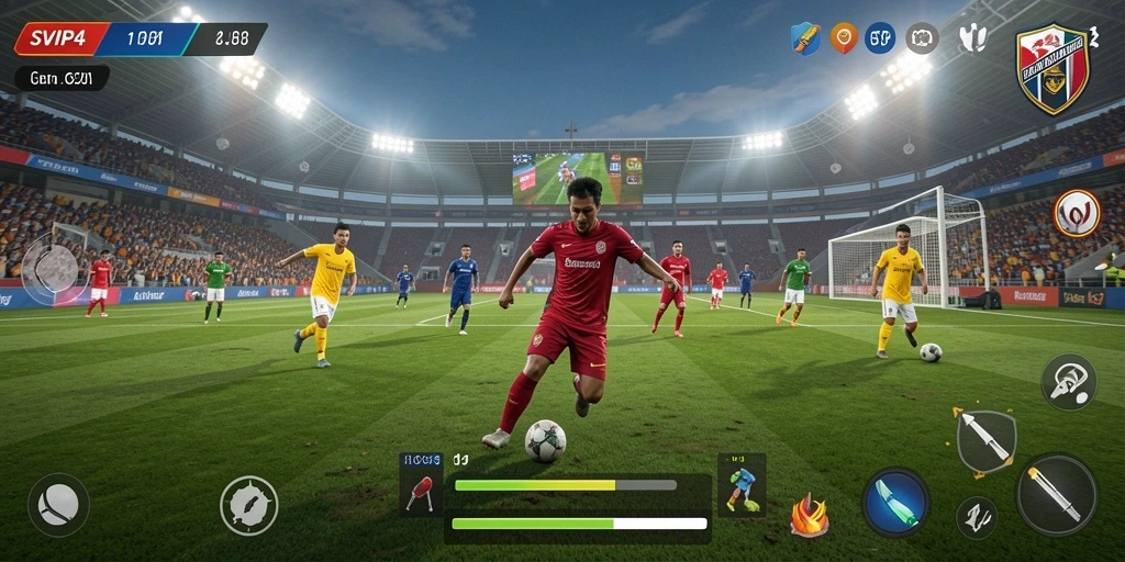 Tampilan gameplay SVIP4 yang menegangkan dan menghibur