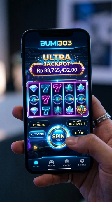 Tangkapan layar aplikasi bumi303 dengan tampilan yang ramah pengguna.